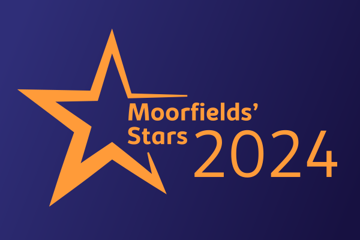 Moorfields stars logo 2024